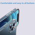 Phone Case with Single Card Holder Compatible with iPhone 12 promax Clear Transparent Shockproof Bumpers Cases for Camera Lens Protector (12 Pro M...