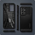 Spigen Rugged Armor Designed for Galaxy S21 Ultra Case (2021) - Matte Black...