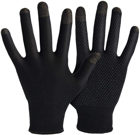 Gaming Gloves for Touchscreen, High-Sensitive Anti-Sweat Breathable Seamless Game Gloves for PUBG Mobile/Knives Out/Rules of Survival...