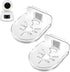 2 Pack Acrylic Wall Mount Bracket for Security Camera, Universal Adhesive Wall Shelves for Baby Monitors Speakers, No Drilling Mounting Tray Indoo...