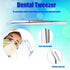 Dental Hygiene Tool Set Stainless Steel Dental Pick and Tweezers, Gum Floss, Tooth Scraper Plaque Tartar Remover for Personal Oral Care & Pet Use ...