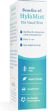 Hyalogic HylaMist Nasal Spray for Dry Nose - Soothing & Moisturizing with Hyaluronic Acid & Grapefruit Seed Extract Sinus Nasal Spray - Ideal for ...