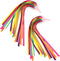 Pssopp 1 Pair Kid's Rainbow Bike Streamers Childrens Bike Streamers Grips Tassels Kids Bike Accessories(Multi Color)...