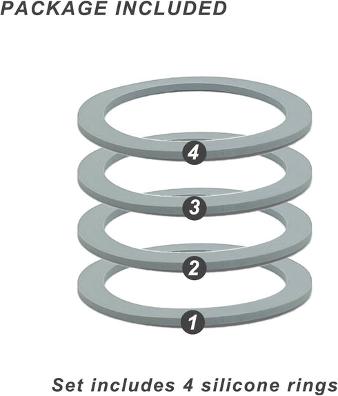 Blender Sealing Ring Gaskets O-Ring Gasket Seal O-Gasket Rubber Compatible with Oster and Osterizer Blender Models (4 Pack)...
