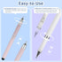2-in-1 Stylus, Stylus Pen for Touchscreen, 5 PCS Stylus Pen for iPad, High Sensitivity & Precision Suitable for All Touch Screens of iPhone/ipad/A...