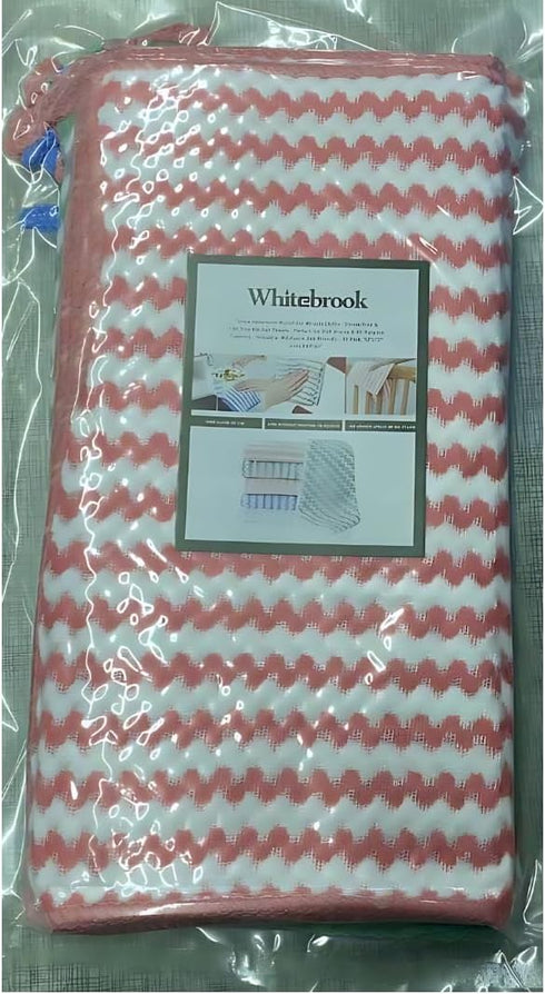 Whitebrook 12x12, 15-Pack Microfiber Multi-Purpose Kitchen & Car Cleaning Cloths, Lint-Free, Washable, and Reusable - Durable, Soft, and Ultra-Abs...