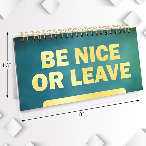 Funny Desk Flip Accessories Flip-Over Messages Desktop Novelty Gifts For Colleagues Office Supplies...