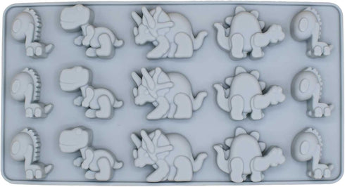 Dinosaur Candy Melt Silicone Mold (Molds) - Chocolate, Fondant, Baking (3D) - Bite-Sized Treats - Cake Decorating Mould...