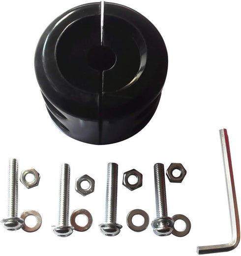 Winch Stopper ATV-SCHS Cable Hook Rubber Stopper Winch Line Saver with Allen Wrench for ATV UTV Winches(Black)...