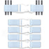 Coosin Baby Safety Locks,Handles Child Safety Locks Simple Installation Home Safety Strap Locks Fit Closed Handle Cabinets,Oven, Double Open The D...