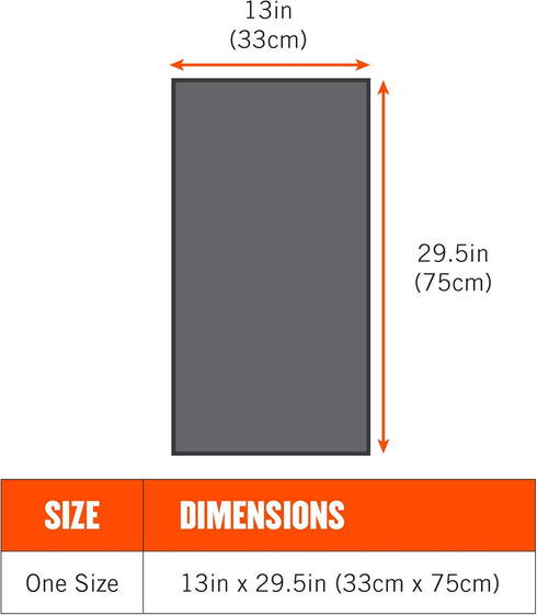 Ergodyne Chill Its 6602 Cooling Towel, Long Lasting Cooling Relief,Lime 29.50" x 0.50"...