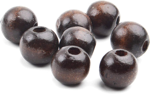 100pcs Natural Wooden Beads Round Ball Spacer Beads Decoration Accessories for Jewelry Making Finding Charms(14mm)...