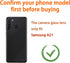 Rear Camera Glass Lens Replacement with Adhesive & Repair Toolkit & Back Camera Cover for Samsung A21...