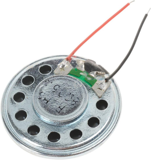 YXQ 0.5W 8 Ohm Micro Internal Speaker Magnet Loudspeaker 30mm Dia Round Metal Shell with Wire DIY Slim for PC Laptop DVD/EVD(4Pcs)...