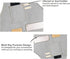 carrotez Chef Apron, Waterdrop Resistant Cotton Canvas Cross Back Adjustable Apron, M-XXL (Light Grey)...