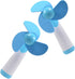 Ogrmar Mini Handheld Fan Personal Fan Battery Soft Foam Blades Powered for Home and Travel 2PC Blue (2)...
