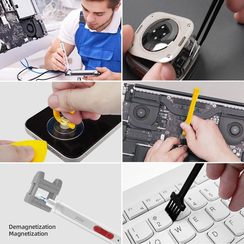 Mini electric screwdriver set,22-in-1 power screwdriver cordless rechargeable with LED light,20 S2 magnetic Bits set,Small repair tool for Phones,...