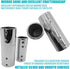 Handrail Straight Pipe Fitting Connector,AICWIOO 1 Inch 316 Stainless Steel Emt 2-Way Tube Connector Heavy Duty Bimini Top Hardware Conduit Connec...