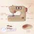 deAO Sewing Machine for Beginner, Safe Small Sewing Kit with Music Pre-Threaded Thread Fabric, Pretend Play Arts and Crafts Toys Gift for kids age...