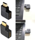 6Pack 3D and 4K HDMI Angled Adapter Combo 2 Pcs 90 and 270 Degree 4 Pcs Vertical Flat Left and Right 90 Degree Male to Female HDMI Adapter TV Conn...