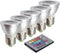 OMTO E26/E27 3W RGB Color Changing Spotlight with IR Remote Control Mood Ambiance Lighting Colorful LED Light Bulbs,Dimmable 85-265V (Pack of 5)...