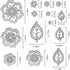 Metal Flowers Cutting Dies for Card Making, Symmetry Pattern Floral Leaf Die Cuts Spring Flowers Dies Embossing Tool for Scrapbooking DIY Craft Ph...