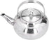 Tea Kettle Stainless Steel Coffee Pot Stove Top Teapot Tea Coffee Pot Kettle for Kitchen Cafeteria Hotel Restaurant (14cm)...