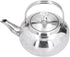 Stainless Steel Teapot, 5.5inch Coffee Pot Teapot Tea Kettle, Exquisite Teapot Coffee Pot with Tea Strainer for Home Restaurant...