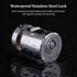 Portable Motorcycle Disc Lock,Anti Theft Disk Brake Lock with Reminder Cable for Motorcycle Bicycle Wheel Compatible for Harley Triumph Tiger Duca...
