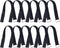 18 inch Extend Cable Strap and Adjustable Securing Strap with Buckle - 12 PCS Reusable Hook and Loop Fastening Nylon Cable Tie Wrap...