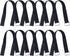 18 inch Extend Cable Strap and Adjustable Securing Strap with Buckle - 12 PCS Reusable Hook and Loop Fastening Nylon Cable Tie Wrap...