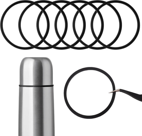 6PCS Contigo Replacement Lid Parts - Replacement Rubber Lids Seals Compatible with 16oz & 20oz Leak-Proof Travel Mug Contigo Water Bottle Lids Rep...