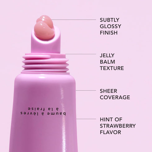HERBIVORE Dream Jelly Multi-Oil Lip Balm for Hydration + Plumping with Linoleic Acid, Shea Butter, and Vegan Waxes - Plant-based, Vegan, Cruelty-F...
