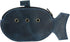 Hide & Drink, Leather Cartoon Submarine Coin Pouch, Change Holder, Wallet Cash Organizer, Accessories, Handmade, Slate Blue...