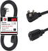 EP 9 Ft Heavy Duty Appliance Extension Cord - 14 Gauge 3 Prong SPT-3 Cable Wire, Ideal for Air Conditioners, Refrigerators, and Major Appliances -...