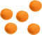PATIKIL Wool Felt Balls Beads Wool Woolen Fabric 3cm 30mm Orange for Home Crafts Handcrafts Project DIY Pack of 5...