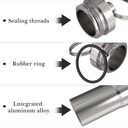 4 Pack Ear Plug Carrying Case, Portable Ear Plug Holder with Keychain, Waterproof Metal Ear Bud Carrying Case......