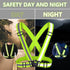 Reflective Vest Running Gear,High Visible Reflective Gear for Nighttime Running Biking Motorcycle Dog Walking, Adjustable Safety Vests fits Men Wo...