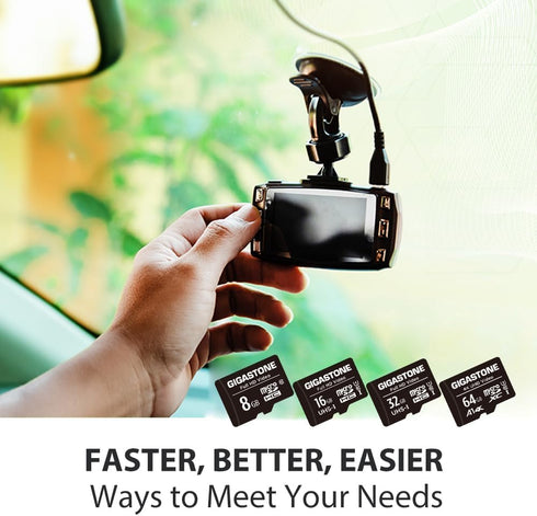 Gigastone 32GB 2-Pack Micro SD Card, FHD Video, Surveillance Security Cam Action Camera Drone Professional, 90MB/s Micro SDHC UHS-I U1 Class 10...
