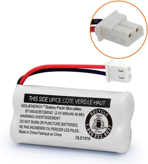 GEILIENERGY BT162342 BT262342 Battery Compatible with BT183342 BT283342 BT166342 BT266342 VTech CS6114 CS6419 CS6719 at&T EL52300 CL80111 Cordless...