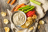 A Blend Above Best Sellers Dip Mix 5 Pack Includes Roasted Garlic Parmesan, Maui Onion, Garlic Bacon Ranch, Spicy Garlic, and Spinach Artichoke...