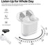 NOBIS N3601 True Wireless Earbuds, Intelligent Call Noise Reduction, Waterproof and Sweatproof, Stereo Sound Effect,Touch Control, Half-in-Ear Hea...