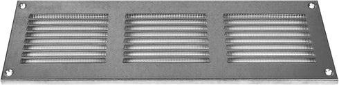 Vent Systems 12'' x 4'' Inch - Galvanized - Air Vent Cover Metal Air Return Grill with Built in Pest Guard Screen HVAC Vent Cover for Home Improve...