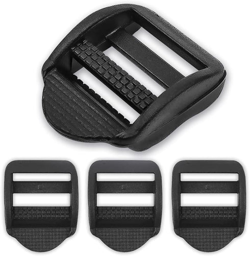 EXTEMPORE 1" (25mm) Plastic Ladder Lock Buckle Triglide Tension Lock Replacement Plastic Buckle for Backpack Belt Adjusters....
