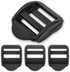 EXTEMPORE 1" (25mm) Plastic Ladder Lock Buckle Triglide Tension Lock Replacement Plastic Buckle for Backpack Belt Adjusters....