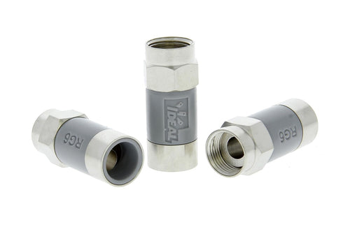 IDEAL INDUSTRIES INC. 85-069 Nickel Push-On F-Connectors (4 Pack)...