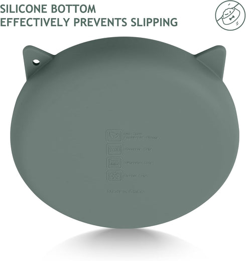 Coomazy Silicone Slow Feeder Dog Cat Bowls, Interactive Puzzle Toy for Pets Food Training, Keeps Dogs Cats Busy, Prevents Puppy Kitty Overeating (...