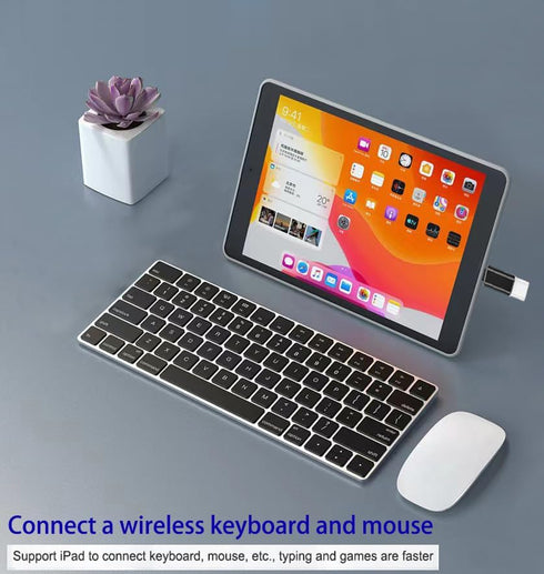 Apple MFI Certified Lightning to USB Camera Adapter, USB 3.0 OTG Cable Adapter for iPhone 14 13 12 11 XS XR X SE 8 7 6 5 iPad to Connect Card Read...