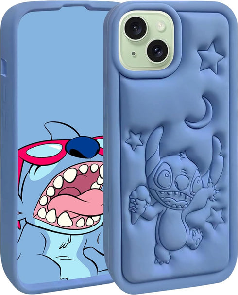 Compatible with iPhone 15 Plus/14 Plus Case,, Cute 3D Cartoon Unique Cool Soft Animal Character Waterproof Protector Boys Kids Girls Gifts Cover H...