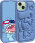 Compatible with iPhone 15 Plus/14 Plus Case,, Cute 3D Cartoon Unique Cool Soft Animal Character Waterproof Protector Boys Kids Girls Gifts Cover H...